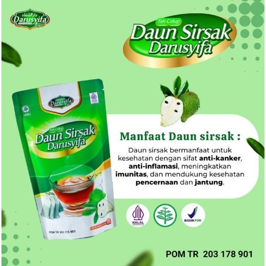 

Teh Celup Daun Sirsak Darusyifa