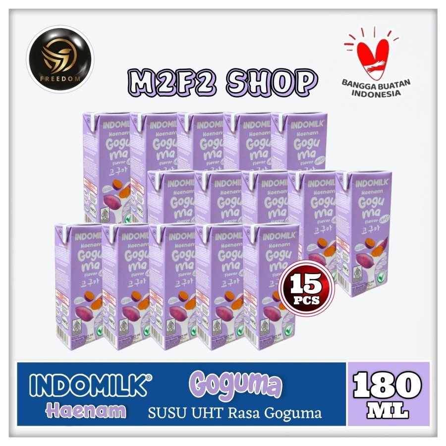 

Indomilk Haenam Goguma Flavor Kotak UHT - 180 ml (Kemasan 15 Pcs)