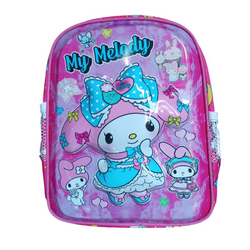 Tas Anak Perempuan TK Tas Anak Karakter Timbul LED