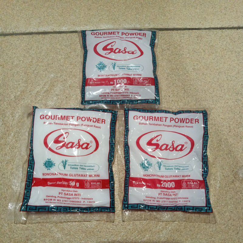 

Sasa micin UKURAN 15g-50g bahan tambahan pangan (penguat rasa) murah original
