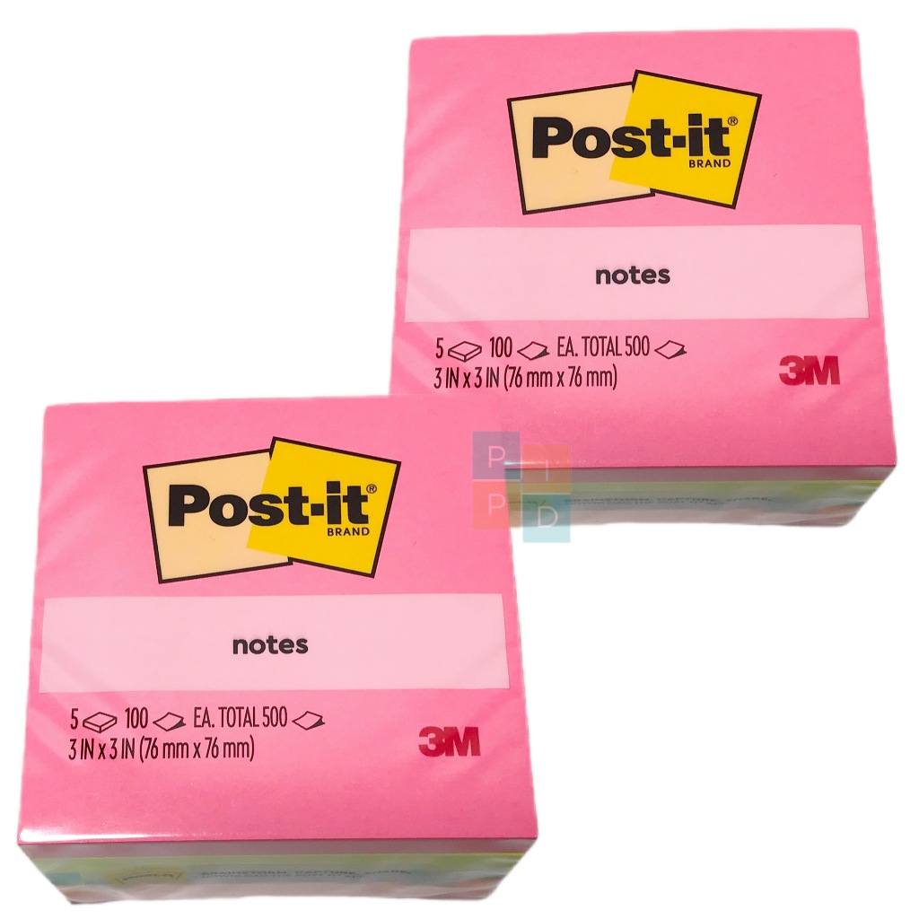 

Promo 3M - Post It Sticky Notes 654-5AN 5 WARNA - PACK