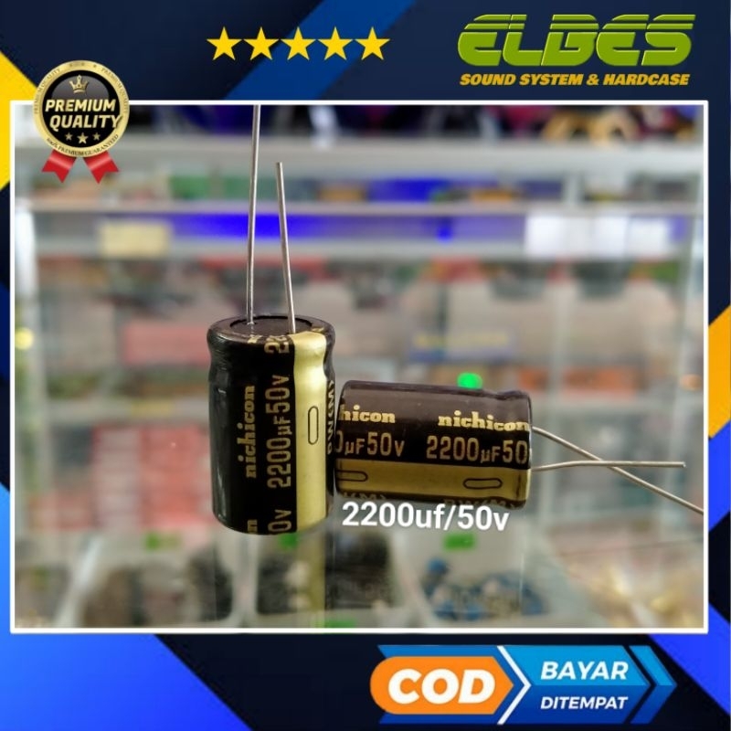 ELCO 2.200uf 50v NICHICON