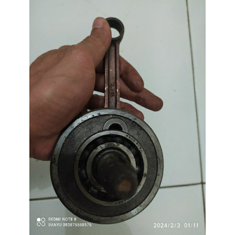 Kruk As Bandul Setang Seher Crankshaft Fizr Full Clutch Original Copotan Berkode 3XA - 4WH