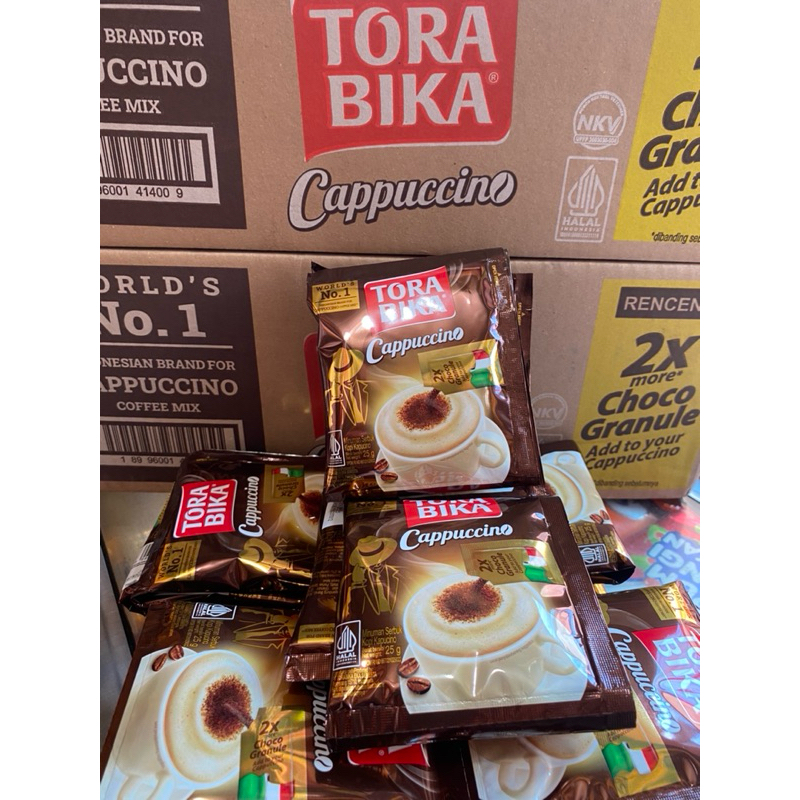 

torabika cappuccino 1 dus 12 renceng 2x more choco granule