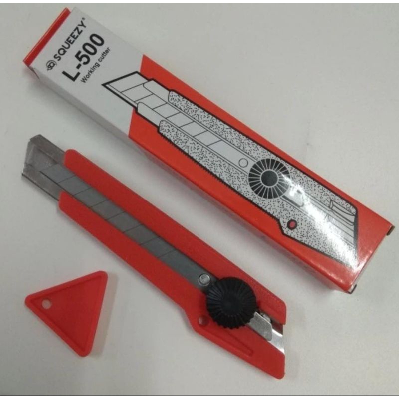 

HARGA PROMO!!! Pisau/Kater/Cutter Besar L-500 Squeezy