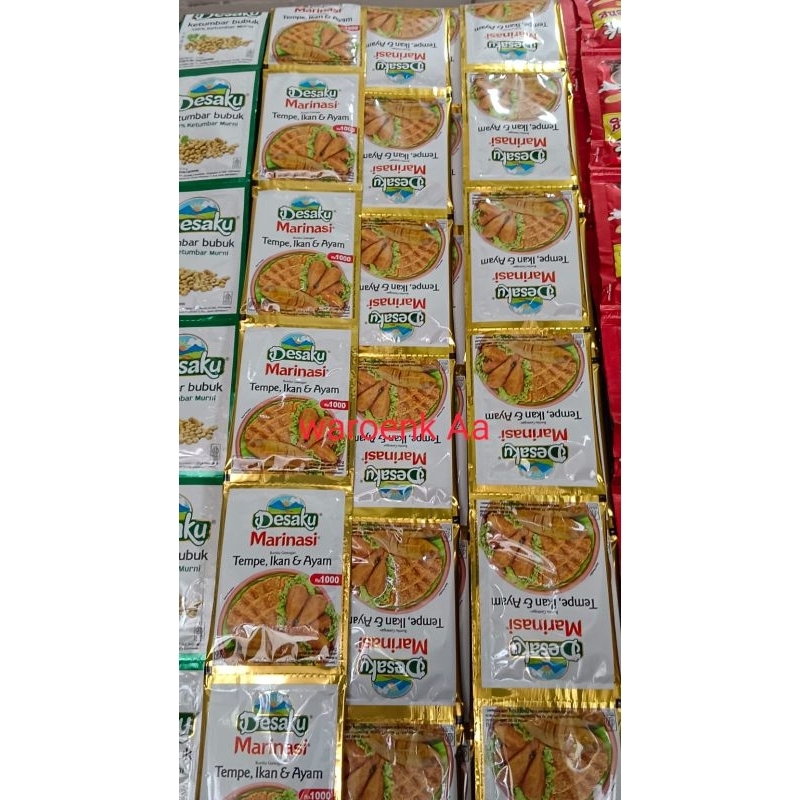

Desaku marinasi 1 renceng isi 12 sachet