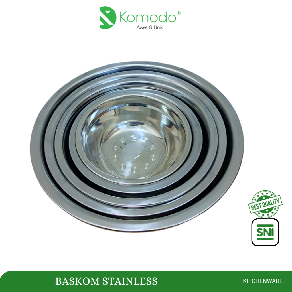 KOMODO BASKOM UMUM/BASKOM STAINLESS TEBAL