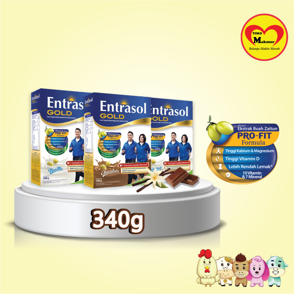 

Entrasol Gold Vanila / Original / Coklat 340gr / Toko Makmur Pondok Jati