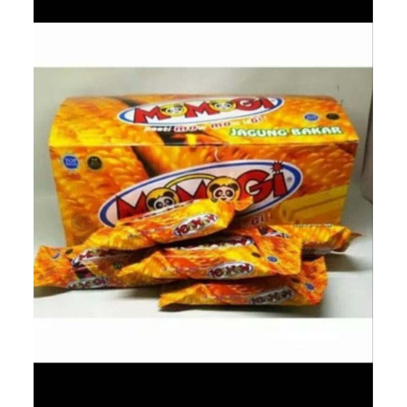 

momogi jagung bakar/coklat isi 20pcs