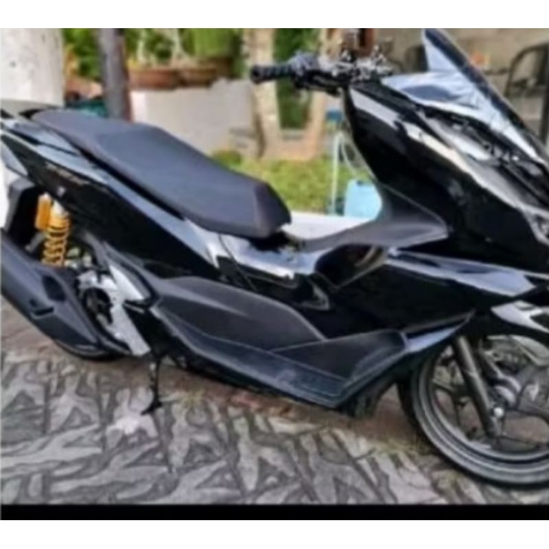 JOK honda pcx 150/160 standar mbetch cover polos benang merah