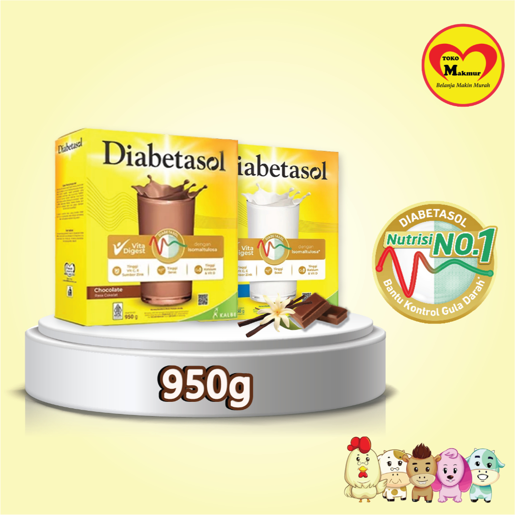 

Diabetasol Vanila / Coklat 950gr / Toko Makmur Pondok Jati