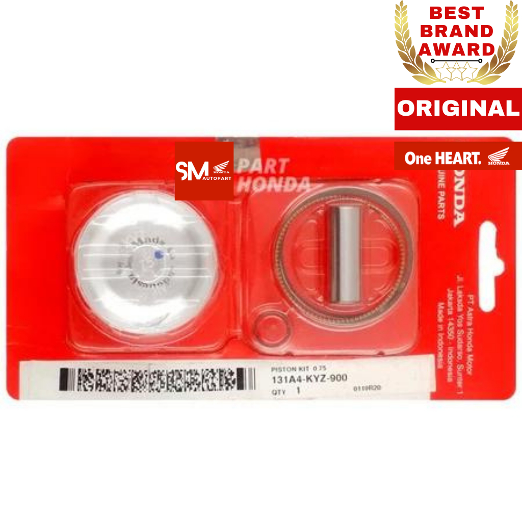 131A4-KYZ-900 Piston Kit Seher Ring Pen Blade 125 Supra X 125 Helm in New Supra X 125 Fi Size 75