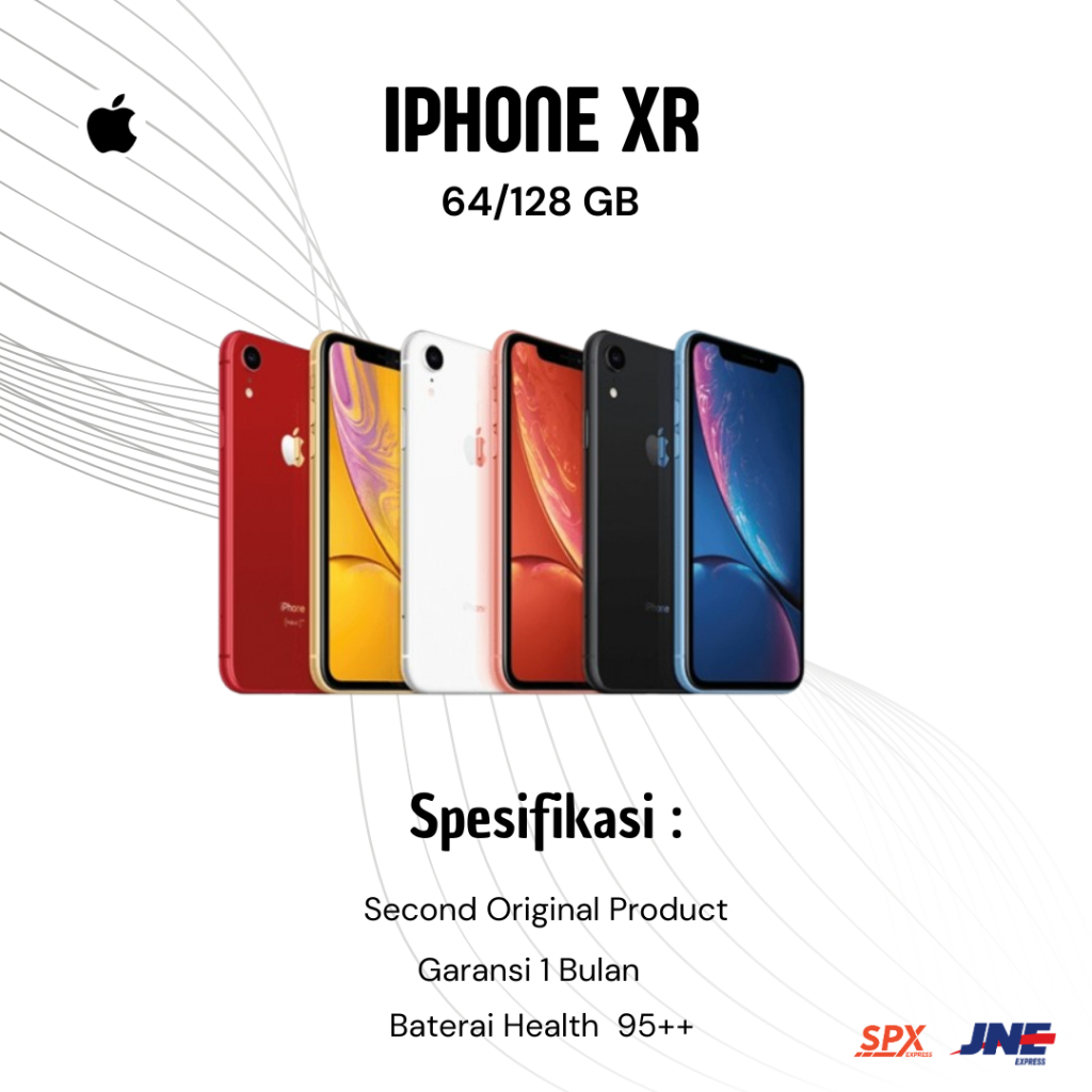 Apple iPhone XR 128GB 64GB IP XR  SECOND ORIGINAL 100% LIKE NEW| MULUS NORMAL FULLSET BERGARANSI