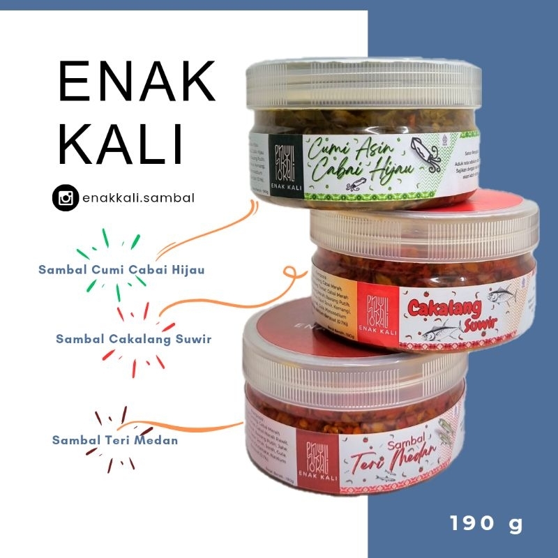

PRE ORDER Sambal Enak Kali Ready 16 Oktober 2024