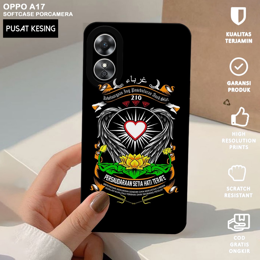 CASE OPPO A17 - Casing Hp Oppo A17 Motif PSHT - Case Hp Oppo A17 - Casing Oppo A17 - Softcase Hp Opp