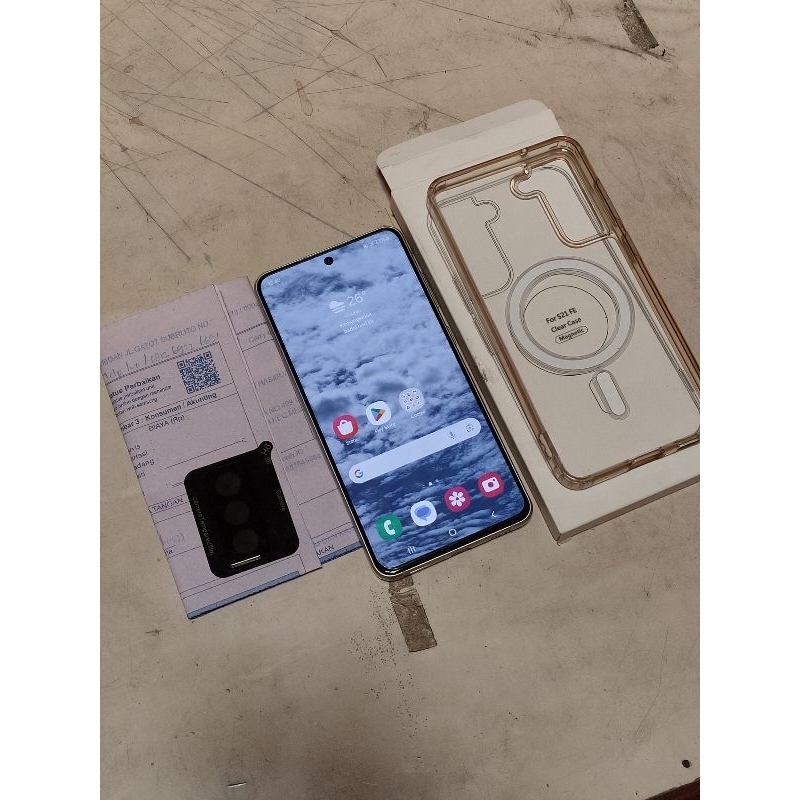 Samsung Galaxy S21 FE 8/256 SEIN 98% Mulus, Habis Ganti LCD+FRAME+BATRAI di Samsung Ada Garansi 3 Bu