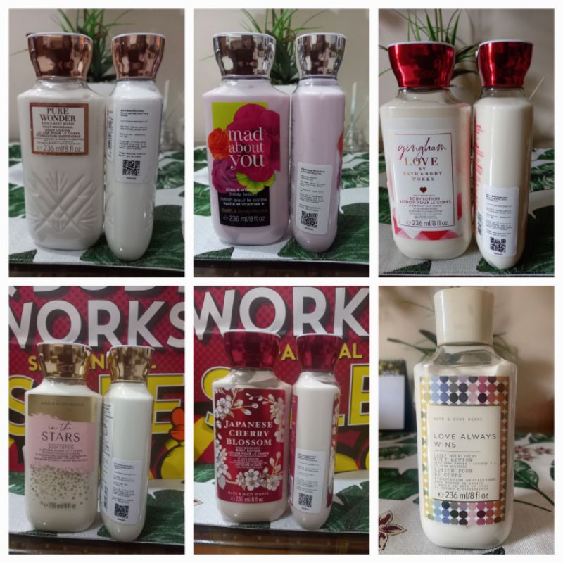Bath & Body Works(BBW) -Promo Body Lotion 236ml.