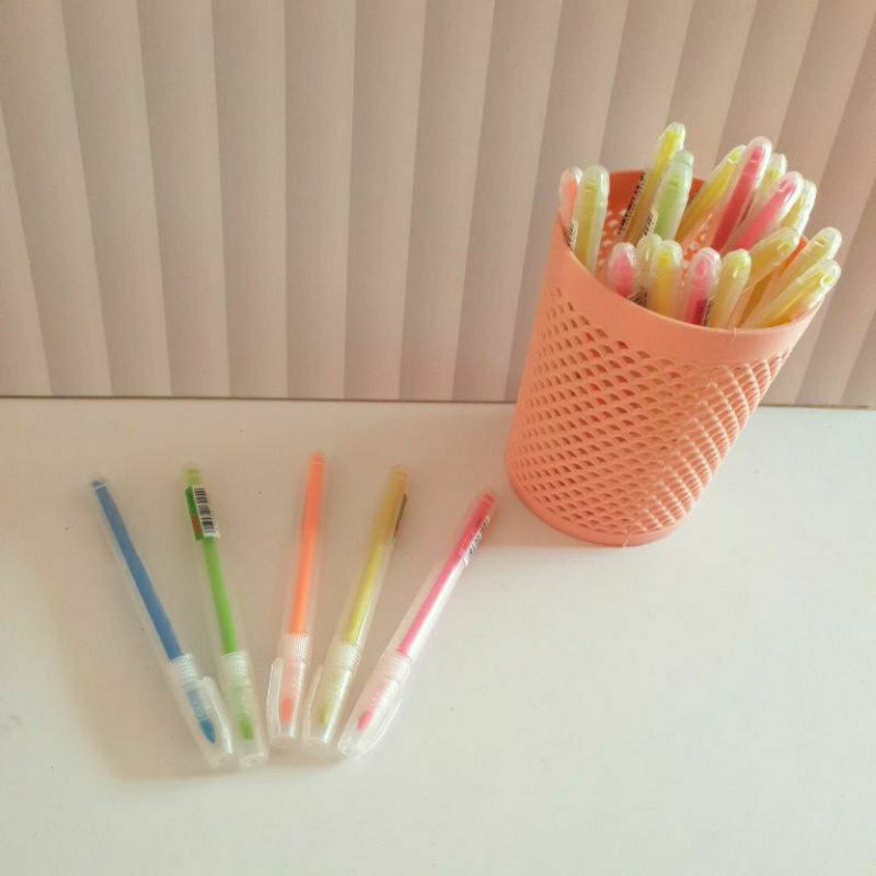 

(bukan grosir) [Aesthetic by fss.id] stabilo stik/stabilo/spidol berwarna/highlighter penanda berwarna joyko HL-73