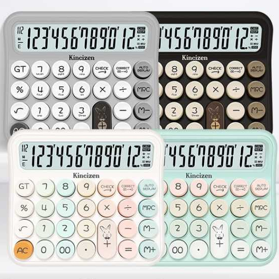 

Calculator Layar Besar 12 Digit Tampilan HD KC 2022 KINCIZEN Check & Correct Kalkulator