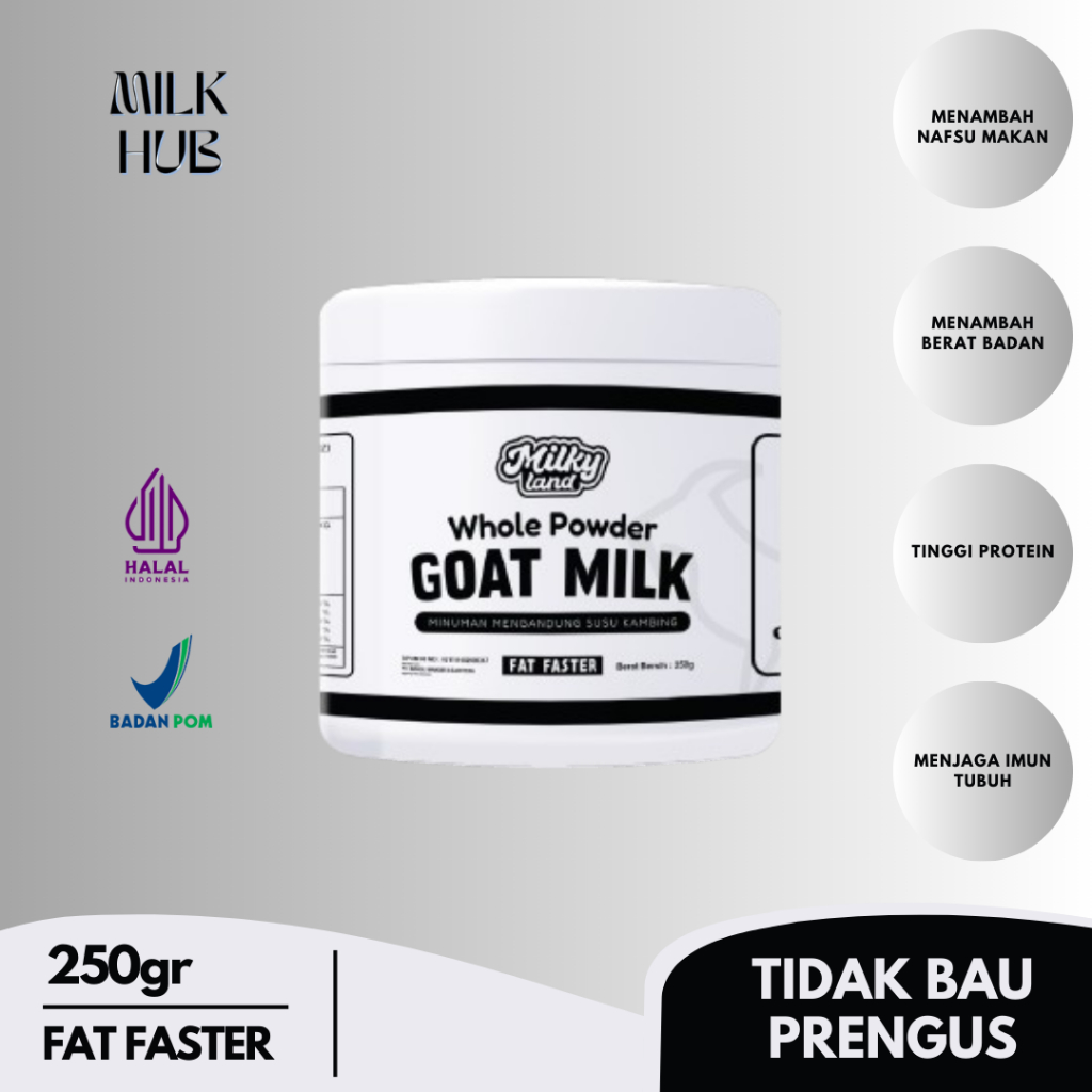 

Susu Kambing Etawa Premium Fat Faster 250gr