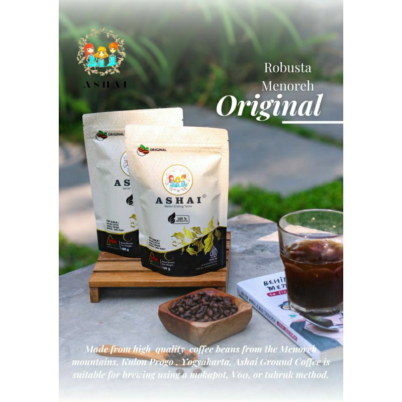 

Kopi Robusta Menoreh ASHAI Varian Original 100 g