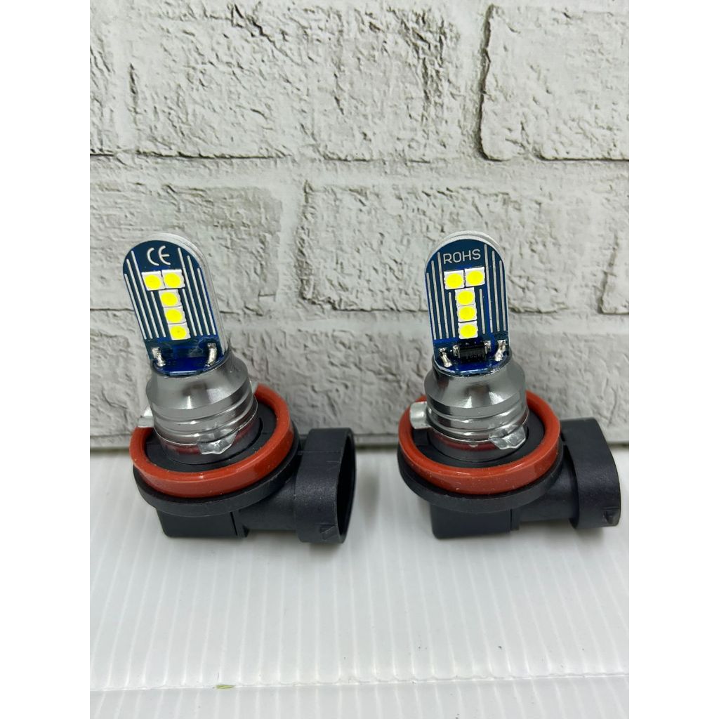 Lampu LED Foglamp H-11/H-16 CREE Hijau-Putih (Sepasang)