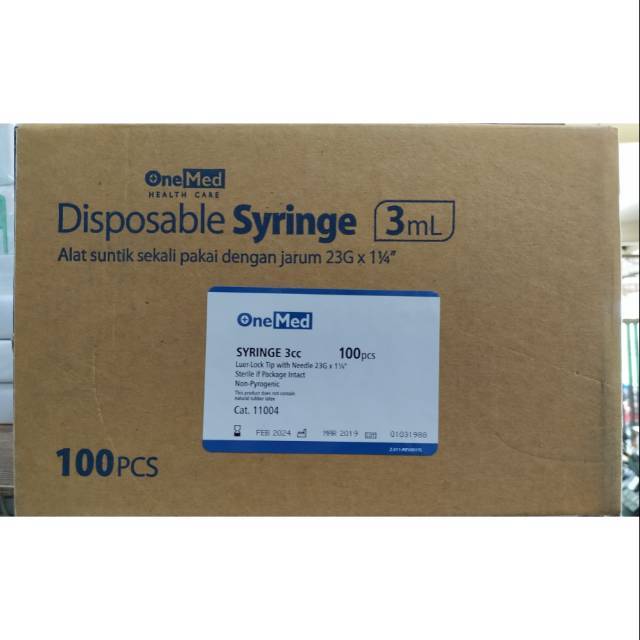 Spuit 3cc Onemed