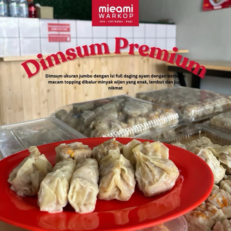 

DIMSUM PREMIUM JUMBO HALAL GRATIS SAUS (50PCS)