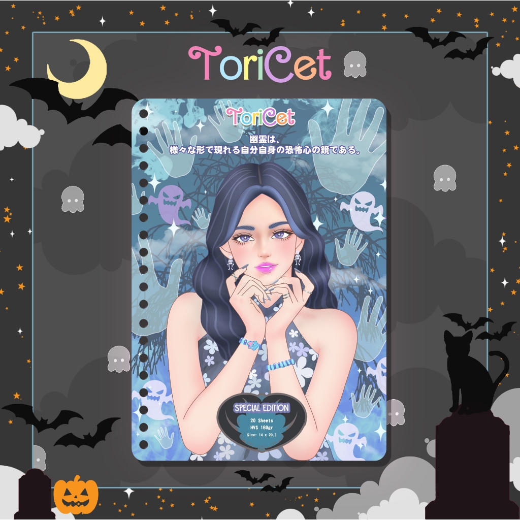 

Loose Leaf / Kertas Binder A5 Toricet Halloween - Ghost