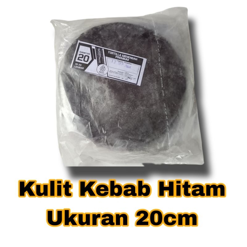 

Kulit Kebab Hitam ukuran 20cm