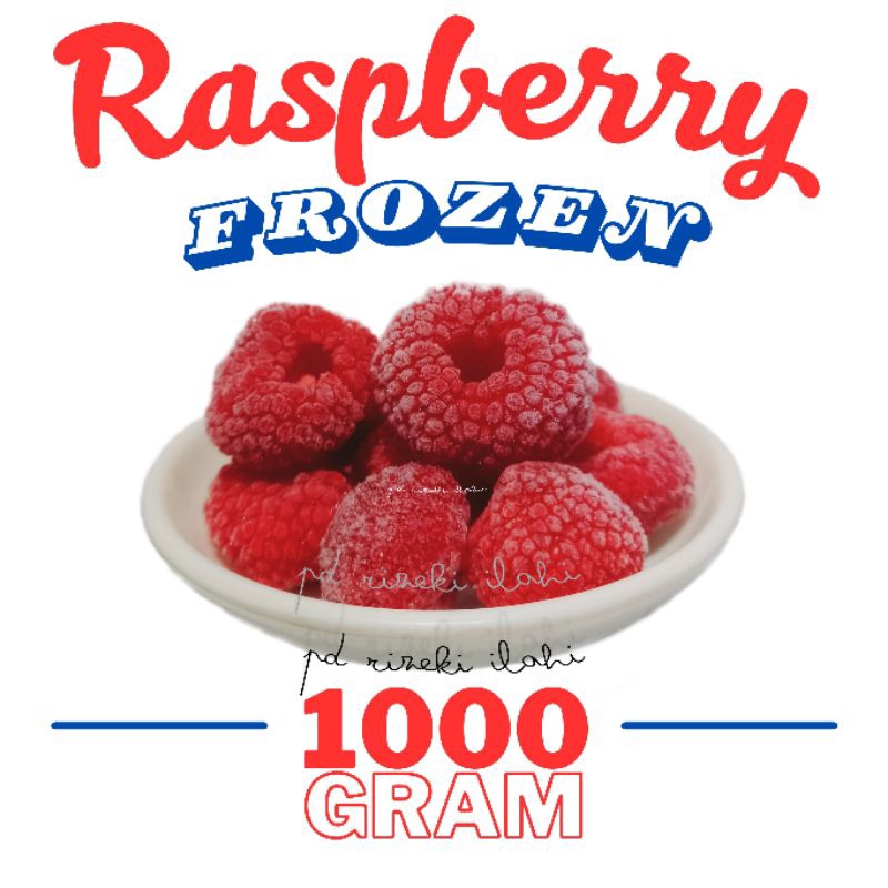 

1 KG RASPBERRY FROZEN BEKU GRADE AB SORTIR BAGUS BANDUNG GROSIR MURAH