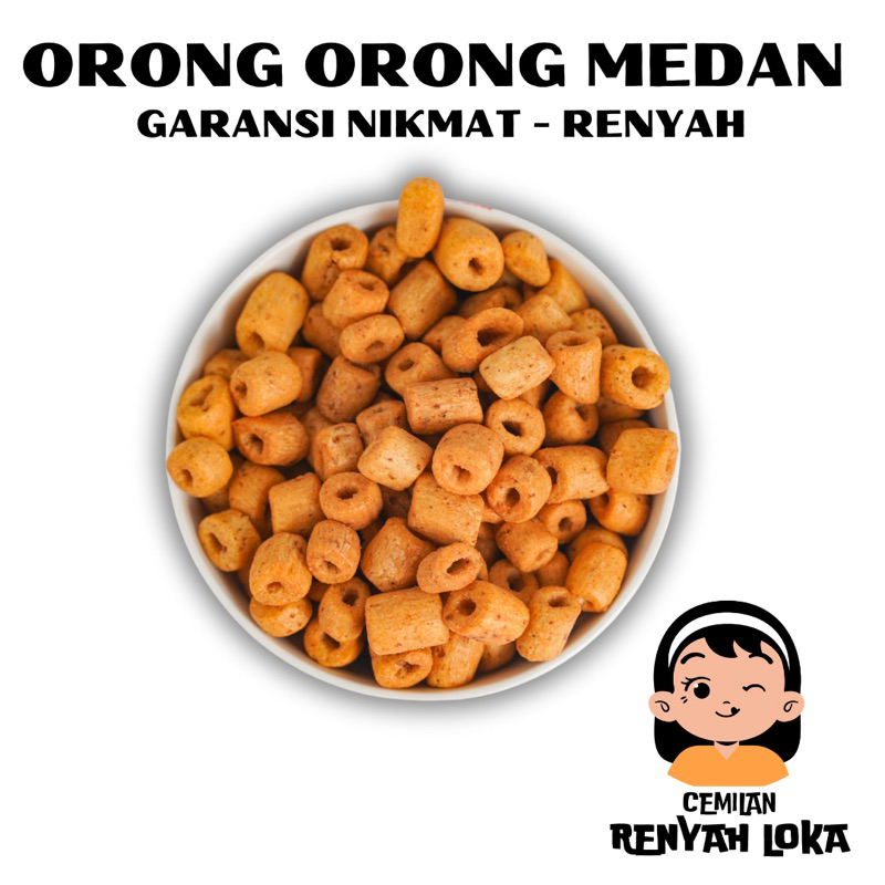 

[RENYAH LOKA] ORONG MINITOP (250 500 GR GRAM) | CEMILAN KHAS MEDAN. DIJAMIN NIKMAT, RENYAH DAN NAGIH MAKNYUS!