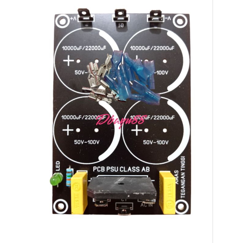 Pcb Psu 2 Elco Pcb Psu 4 Elco Lengkap Komponen Sisa Pasang Elco