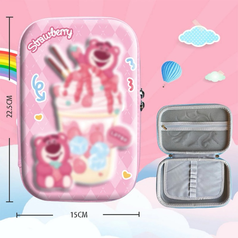 

Kotak Pensil 3D Karakter Kartun Lucu / Tempat Pensil Anak Sekolah / Kotak Pensil Besar Pencil Case Cartoon / Tempat Pinsil Kotak Besar Alat Tulis Import