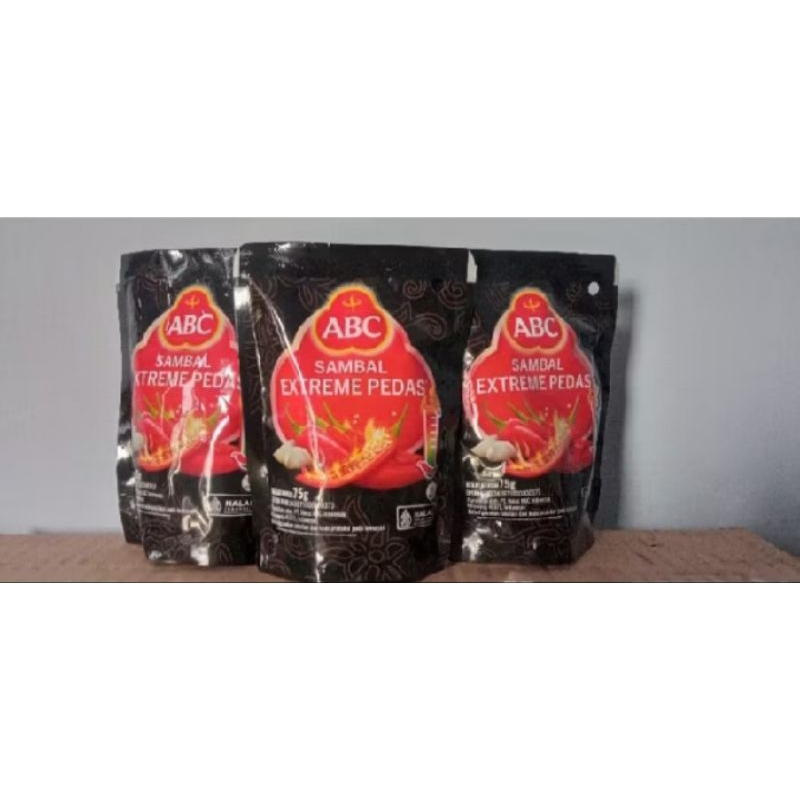 

Sambal Extreme Pedas ABC pouch 75gr