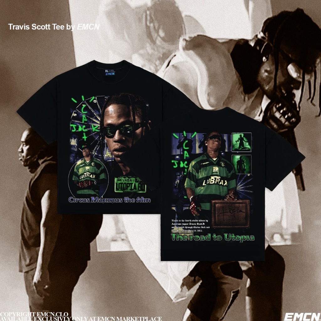 EMCN Oversized Tee Travis Scott Utopia 2.0