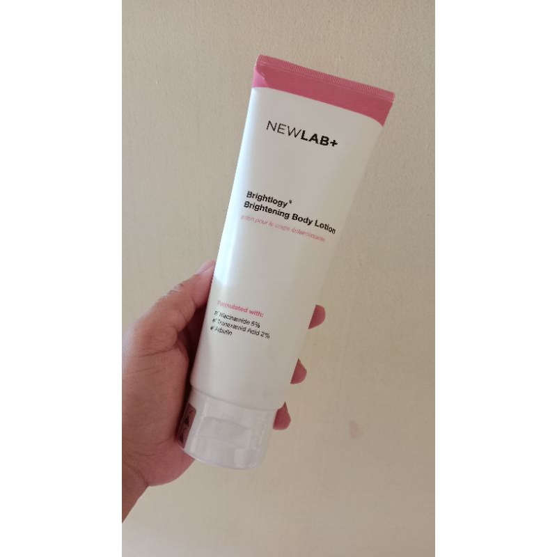 Newlab brightening body lotion