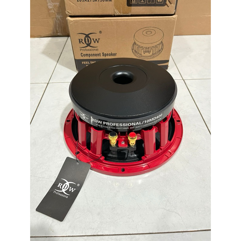 Speaker komponen RDW 10MD400 10in 10inch 10inci VC3inch 800watt max original RDW