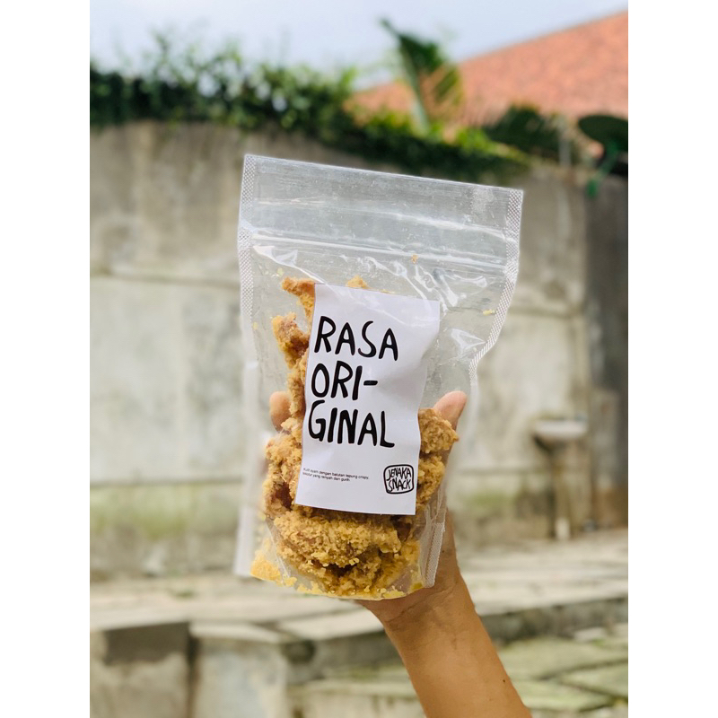 

Jenaka snack - keripik kulit ayam crispy rasa original 250gram