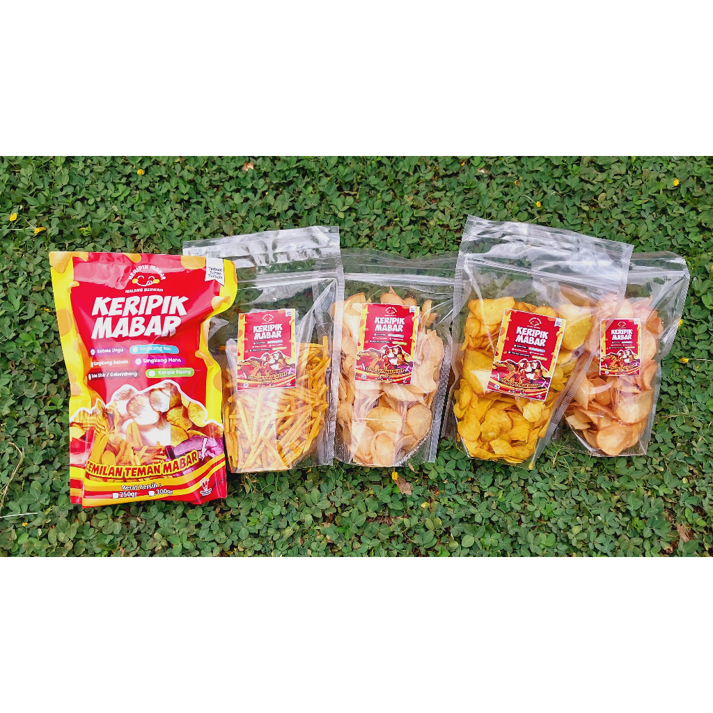 

ANEKA KERIPIK SINGKONG / TELA / TALAS / PISANG KEMASAN KLIP BERAT 250gr