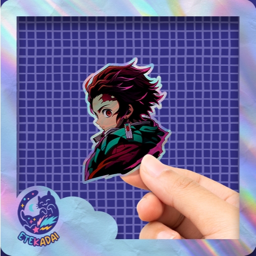 

Stiker Hologram Anime Demon Slayer Kamado Tanjiro Pose