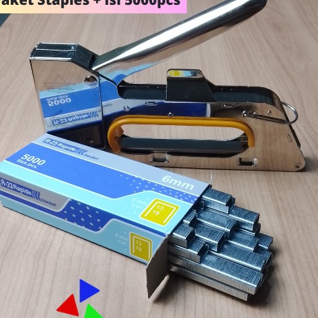 

DISKON DAHSYAT Staples Tembak R23 Paket Isi 5pcs Ukuran 136mm Tacker Stapler Staples Perekat Powerfull YUKIDO