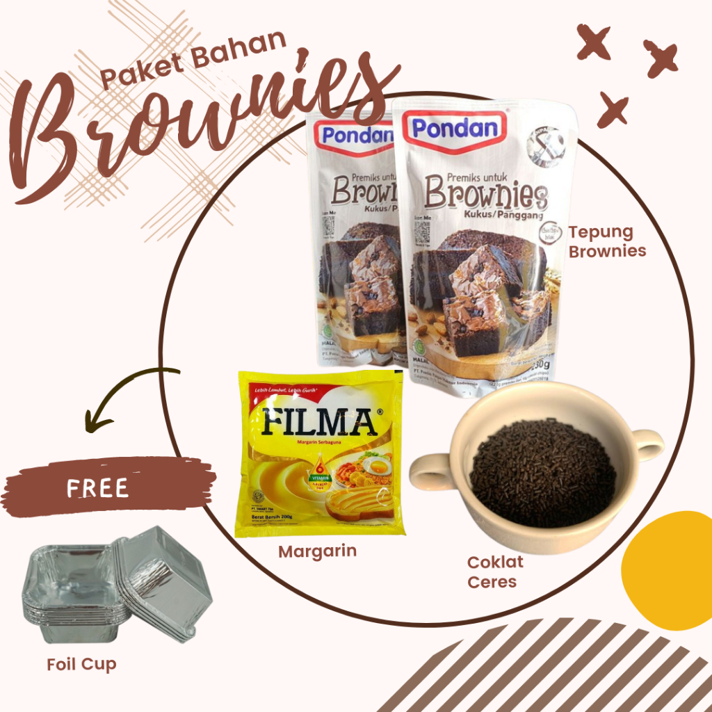 

Paket Premiks Baking Brownies lengkap