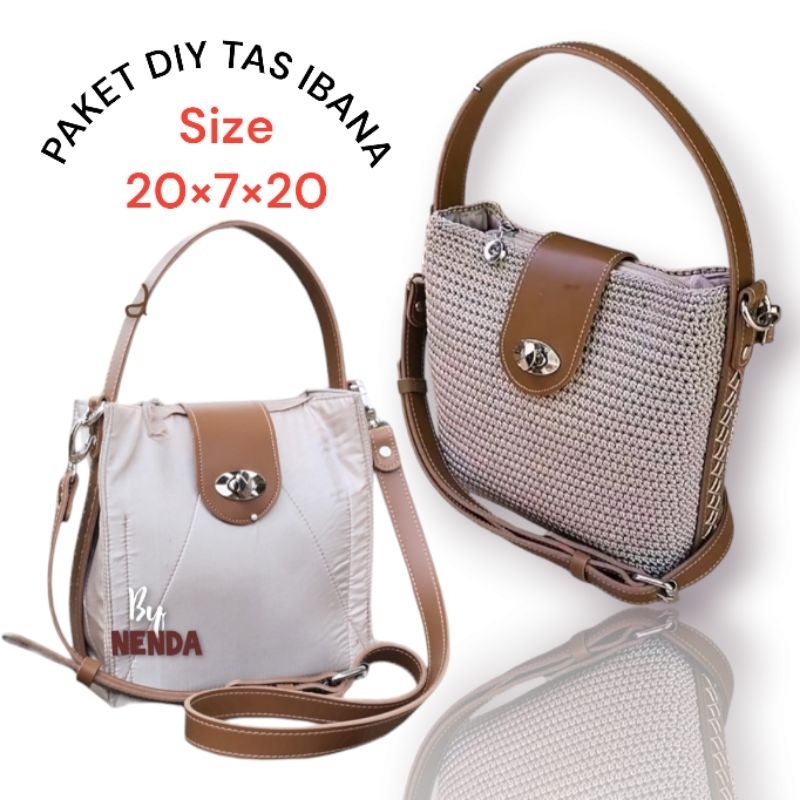 Paket DIY tas rajut "IBANA"