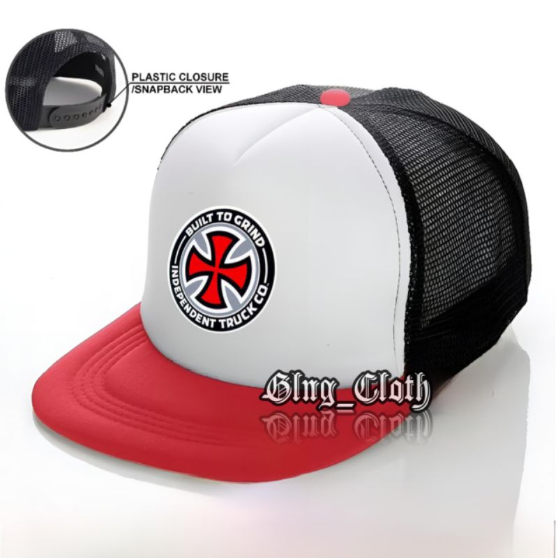 INDEPENDENT TRUCK COMPANY / Topi Snapback Jaring / Topi Trucker Snapback / Topi Jaring Premium / Top