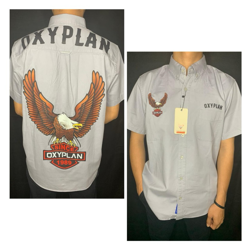 kemeja oxyplan motif 3 DIMENSI