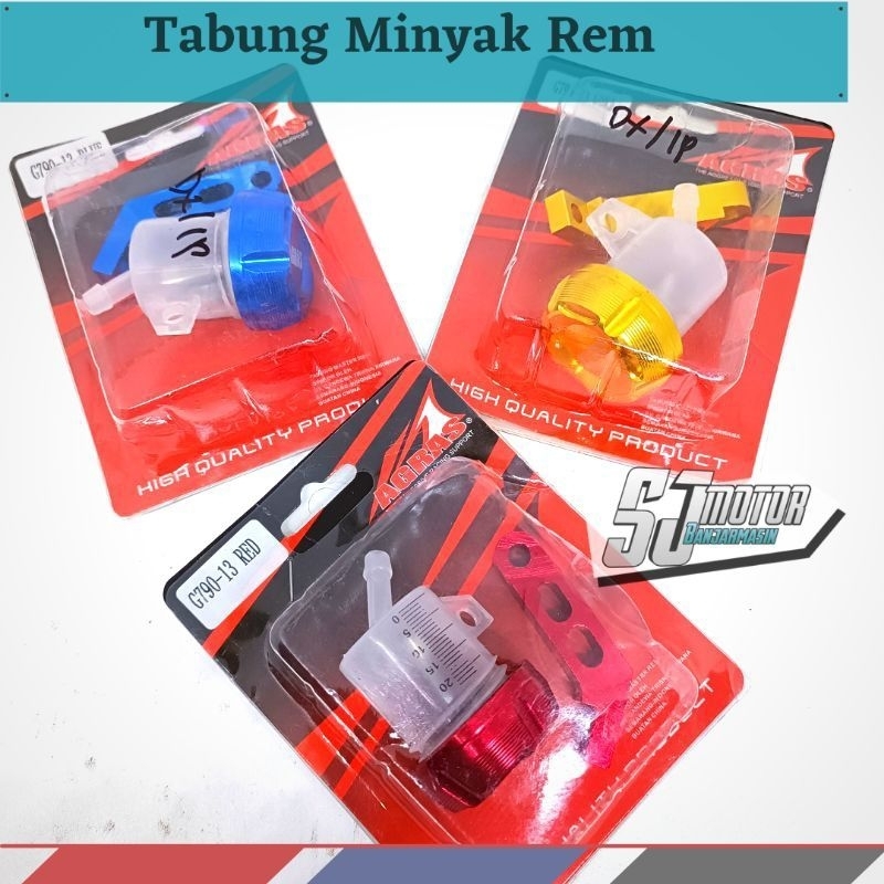 Tabung Wadah Minyak Rem Belakang Variasi Satria Fu Jupiter MX Vixion Ninja R/RR Universal Aplikasi