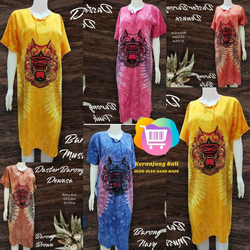 Daster bali jumbo Daster barong bali jumbo Daster kaos barong bali bahan kaos