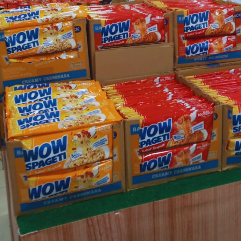

Wow Spageti Pasta instan carbonara dan bolognese84gr