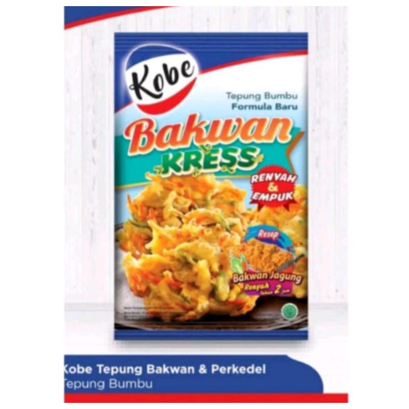 

KOBE TEPUNG BUMBU BAKWAN, PISANG & TEMPE 1 RENCENG ISI 10 PCS